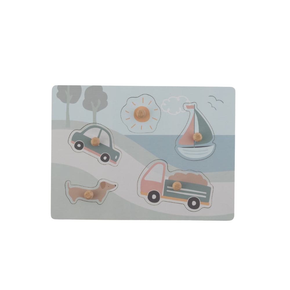 Sweet Pea Series Baby Wooden Puzzle  - SEASIDE